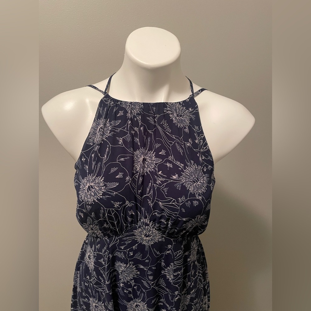 Express Navy Floral Dress